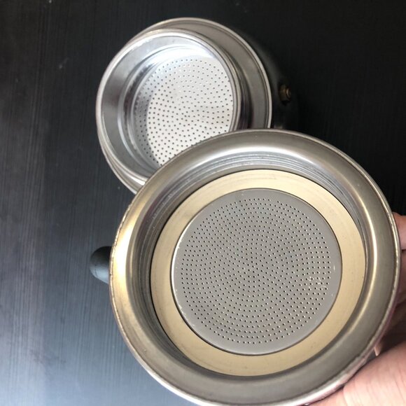 Large Cafetera Bialetti Espresso Coffee Maker Moka Pot INOX 10-12 cup From Italy - Picture 5 of 5